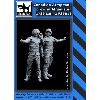 Plastikový model Blackdog 1/35 Canadian tank crew in Afghanistan Set (2 fig)