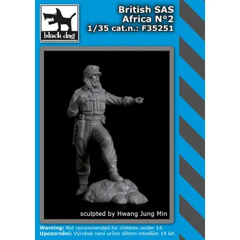 Plastikový model Blackdog 1/35 British SAS Africa N°2