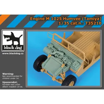 Plastikový model Blackdog 1/35 Engine M 1025 Humvee (TAM)