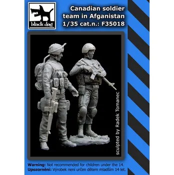 Plastikový model Blackdog 1/35 Canadian soldier team in Afghanistan (2 fig.)