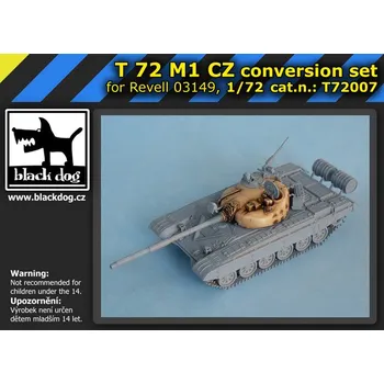 Plastikový model Blackdog 1/72 T72 M1 CZ - conversion set (REV)
