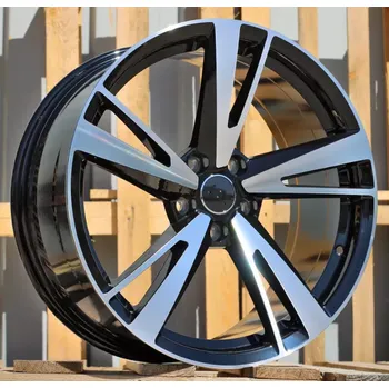 Alu kolo Alu kola Racing Line I5553, 19x8.5 5x112 ET40, černá + leštění vhodné pro Audi A4 B9 (od 2015), Audi A6 (od 2018), Audi A6 Allroad C8 (od 2019), Audi S4 B9 (od 2016)