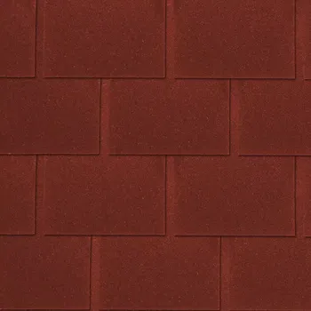 Střešní krytina Asfaltový šindel - OBDÉLNÍK, červený (samolepící asfaltový šindel obdélník ČERVENÝ)