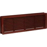 Mřížka větrací dveřní VMD, 400 x 130 mm, 2 ks, hnědá 0232