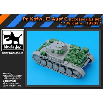 Plastikový model Blackdog 1/35 Pz.Kpfw.II Ausf.C accessories set (DRAG)