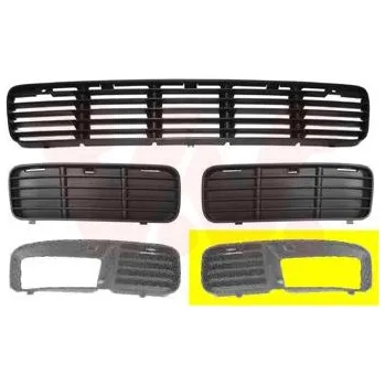 Karosérie Větrací mřížka, nárazník VAN WEZEL 5826593