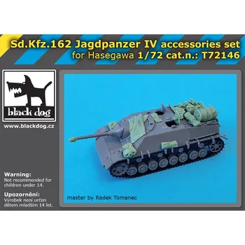 Plastikový model Blackdog 1/72 Sd.Kfz.162 Jagdpanzer IV - accessor.set (HAS)