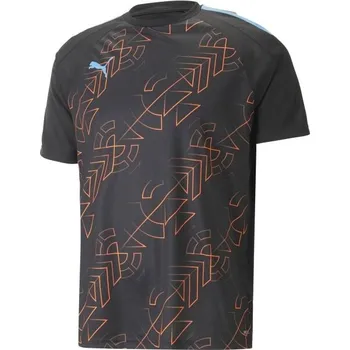 Pánské fotbalové triko Puma TEAMLIGA GRAPHIC JERSEY TEE S Černá, Modrá, Oranžová