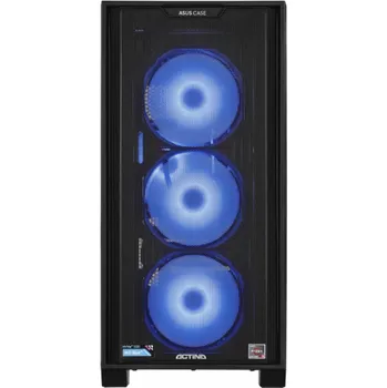 Stolní počítač Actina 5901443335832 PC Mini Tower AMD Ryzen 5 5600 16 GB DDR4-SDRAM 1 TB SSD AMD Radeon RX 7600 Black