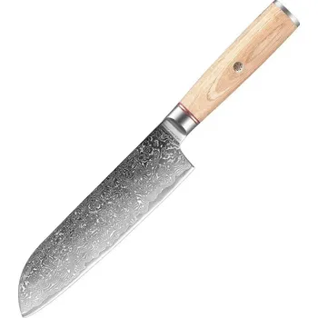 Kuchyňský nůž Santoku nůž White & silvery 7"