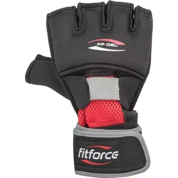 Chránič rukou Gelové bandáže Fitforce GEL GLOVES XL Černá, Šedá, Červená