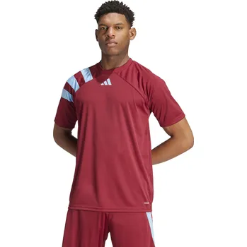 Fotbalový dres Adidas Fortore 23 vínovo bledě modrý Velikost: 152