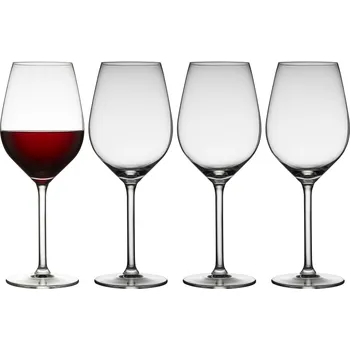 Sklenice Sada sklenic na červené víno 4 ks JUVEL 500 ml, Lyngby Glas