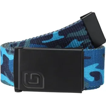 Opasek Dětský látkový opasek s kovovou sponou Lewro UDO 10-15 Tmavě modrá, Modrá