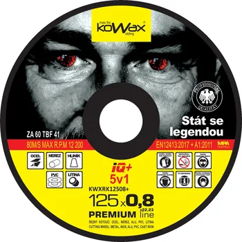 Řezný kotouč Řezný kotouč KOWAX IQ+ 5v1 125x0,8mm