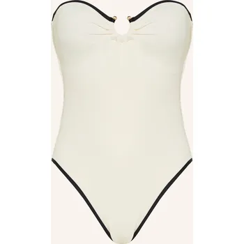 Dámské plavky Seafolly Dámské Bandeau Plavky Beach Bound, režná, 38