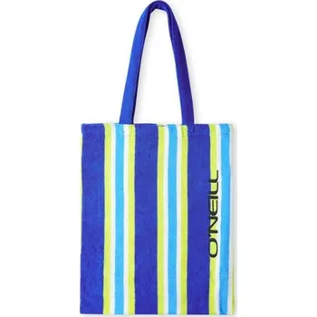 Plážová taška Dámská plážová taška O'Neill TERRY UNI Modrá, Reflexní neon, Bílá
