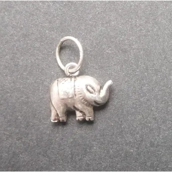 Přívěsek Malej slon s chobotem nahoru - stříbrný přívěsek