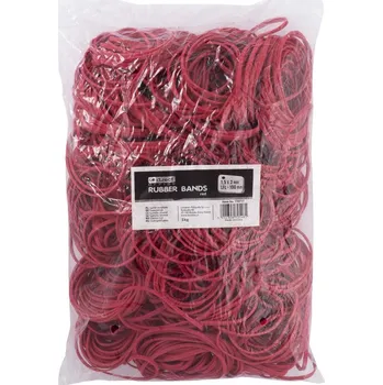 d.rect - gumičky 1 kg - průměr 6 cm, 3 mm, červené