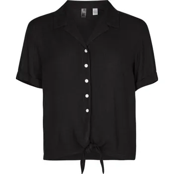 Dámská košile s krátkým rukávem O'Neill CALI WOVEN XS Černá, Bílá