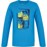 Chlapecké triko LOAP BULBAO 112/116 Modrá, Černá, Žlutá