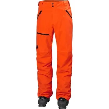 Snowboardové kalhoty Pánské lyžařské kalhoty Helly Hansen SOGN CARGO XXL Oranžová, Černá
