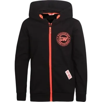 Chlapecká mikina Dětská mikina Lewro LEXXIE 116/122 Černá, Oranžová