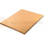 Podložka pod dorty a zákusky obdélníková zlatá, 40x50x1,2 cm | MODECOR, 30441I