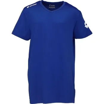Dětský fotbalový dres Lotto TEAM EVO SS JERSEY XS Modrá, Bílá