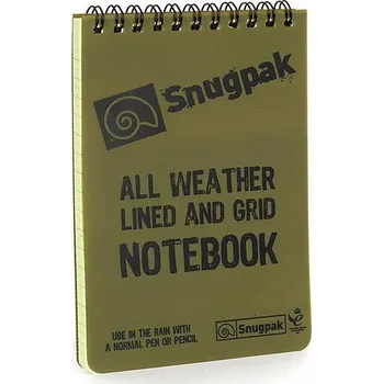 Sešit SNUGPAK Sešit velký voděodolný blok zelený Snugpak®