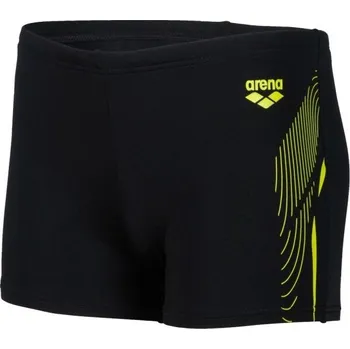 Chlapecké plavky Chlapecké nohavičkové plavky Arena SWIM SHORT GRAPHIC 6/7 Černá, Žlutá