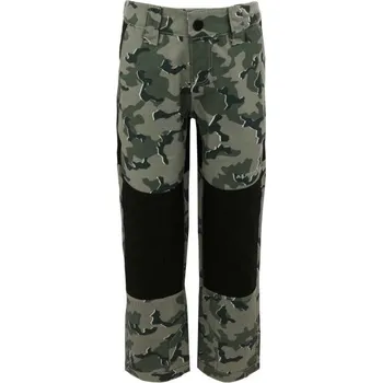 Chlapecké kalhoty Dětské outdoorové kalhoty ALPINE PRO DERSO 152/158 Zelená, Černá