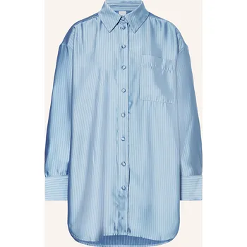 Dámská halenka Y.A.S. Dámská Oversized Košilová Halenka Ze Saténu, tmavě...