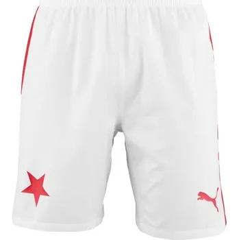 Pánské kraťasy Pánské fotbalové šortky Puma SKS SHORTS CB PROMO S Bílá, Červená