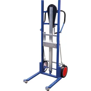 Plošinový vozík Nosná konstrukce zvedacího rudlu, nosnost 250 kg, rozsah zdvihu 55-1300 mm, barva modrá RAL5010