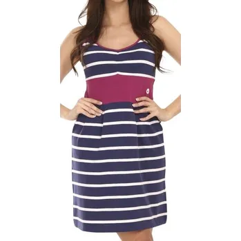 Dámské oblečení Dámské letní šaty Willard AZMERATA S Tmavě modrá, Bílá, Vínová