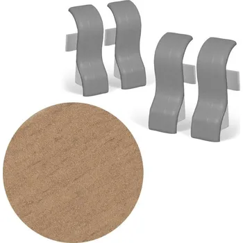 soklová lišta NOVÁK Spojka k soklové liště MDF 40x20 Buk, 4 ks M08-AMSP008