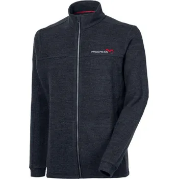 Pánská mikina PROGRESS TITAN Černá, Bílá M