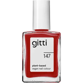Make-up Gitti Plant-Based Vegan Nail Colour, no. 147 - real red
