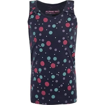 Dívčí tílko ALPINE PRO JUKO 140/146 Tmavě modrá, Mix