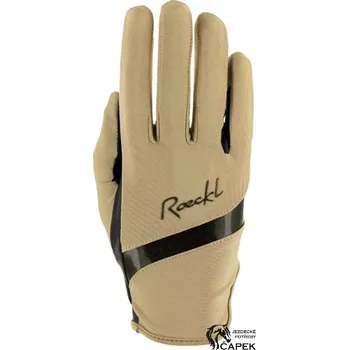 Jezdecké rukavice Rukavice Roeckl -LORRAINE- - Bílá - 6,5