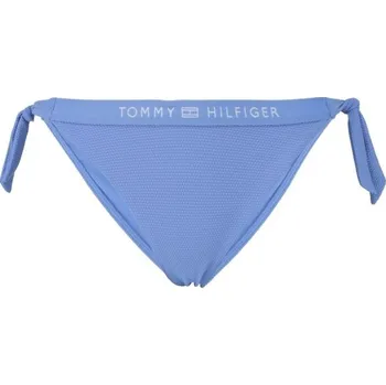 Dámské plavky Dámský spodní díl plavek Tommy Hilfiger SIDE TIE BIKINI XS Modrá, Bílá