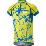 Dětský cyklistický dres se sublimačním potiskem Klimatex JOPPE 158 Světle zelená, Modrá, Bílá