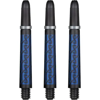 Příslušenství pro šipky Shot Násadky Koi Carbon - medium - blue