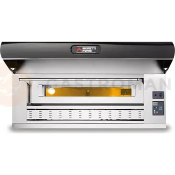 Pec na pizzu Plynová jednokomorová pec P110 A s digestoří a podstavcem | MORETTI FORNI, MFP110GAPC1