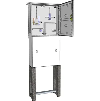 Rozvaděč Elektroměrový rozvaděč ELPLAST-KPZ PER 2F2/3f/63/EGD pilíř (Modul)
