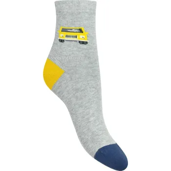 WOLA Vzorované ponožky w44.p01-vz.173 Barva: Q35, Velikost: 36-38(24-25)