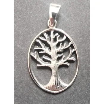 Přívěsek Strom v oválu - přívěsek ze stříbra