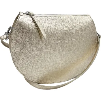 Kabelka Kožená crossbody kabelka Moon Barva: Zlatá