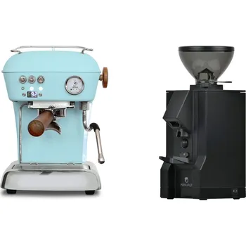 Kávovar Ascaso Dream PID, Kid Blue + Eureka Mignon Manuale, BL black